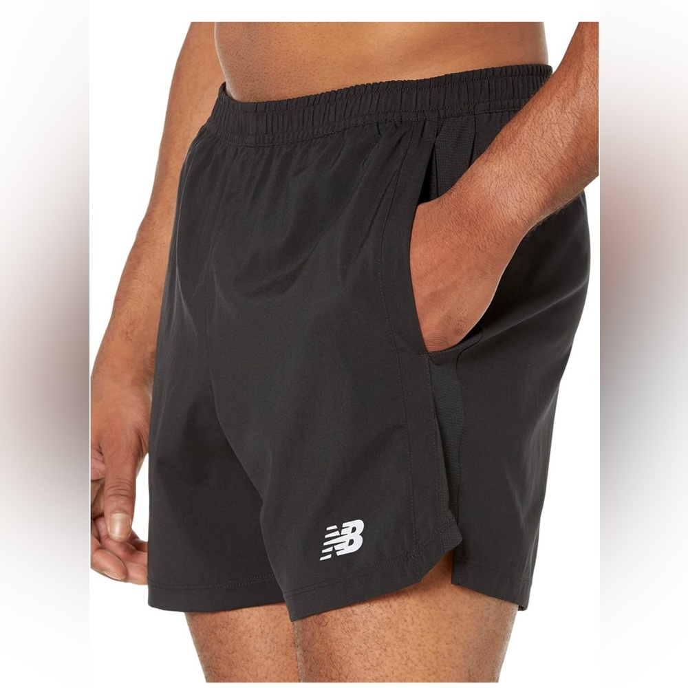 - New Balance Men's Athletic Moisture Wicking Built-in Briefs Active 5” Co…